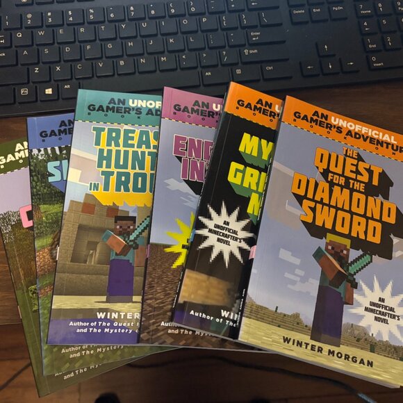 MINECRAFTER'S  Set Of 6 Books - The Unofficial Gamer’s Adventure Series 1-6 - Picture 2 of 3